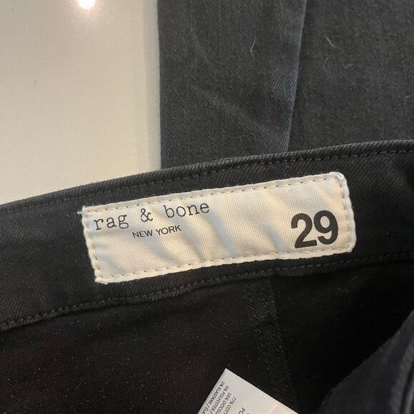 rag & bone Peyton‎ Engineered Boot Cut Black Jeans size 29 - Picture 7 of 12